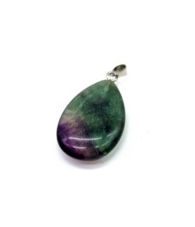 Pendentif larme Fluorite