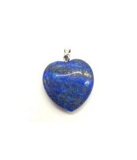 Pendentif coeur Lapis lazuli